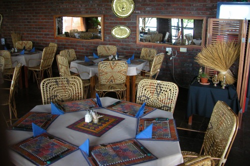 Kavango River Lodge dining